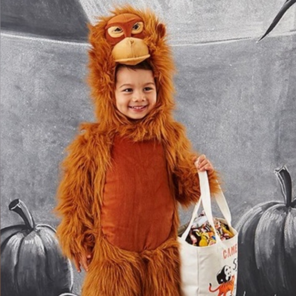 Kids Furry Brown Bear Costume